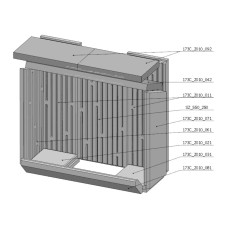 Šamotová komora komplet KV DYNAMIC 2G 66.50.13.N  
